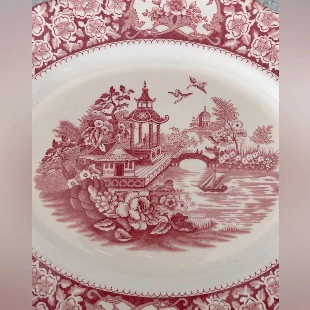 Swinnerton Olde Alton Ware Hampton Ivory Platter 1930